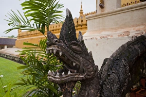Pha That Luang Prints: Pha That Luang stupa, Vientiane, Laos, Indochina, Southeast Asia, Asia
