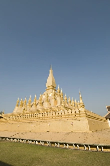 Images Dated 9th January 2008: Pha That Luang, Vientiane, Laos, Indochina, Southeast Asia, Asia