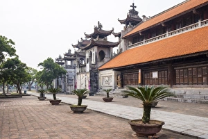 Ninh Binh Province Prints: Phat Diem Cathedral complex, Phat Diem