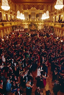 Crowd Prints: Philharmoniker Ball (Winter Ball), Auersberg Palace, Vienna, Austria