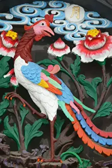 Phoenix Prints: Phoenix, Jade Buddha Temple, Shanghai, China, Asia