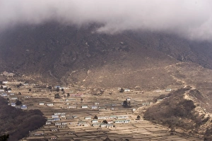 Barren Prints: Phortse, 3680 metres, Khumbu (Everest) Region, Nepal, Himalayas, Asia