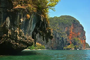 X Printready Prints: Phranang Bay cliffs, Thailand, Southeast Asia, Asia