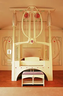 Images Dated 3rd January 2000: The piano in the music room in the House for an Art Lovers