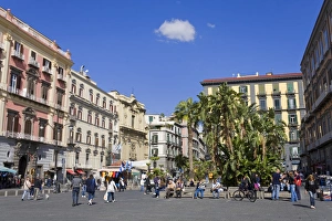 Piazza Dante Prints: Piazza Dante in Naples, Campania, Italy, Europe