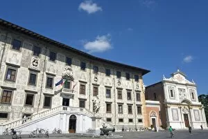 Images Dated 4th July 2008: Piazza dei Cavalieri, Scuola Normale University, Pisa, Tuscany, Italy, Europe