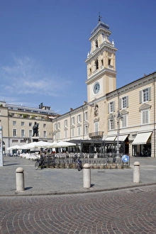 Parma Prints: Piazza Garibaldi and Palazzo Del Govenatore, Parma, Emilia Romagna, Italy, Europe
