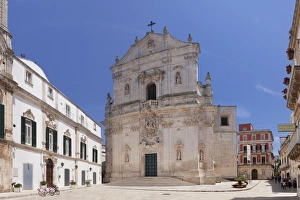 Piazza Plebiscito, Basilica di San Martino, Martina Franca, Valle d Itria, Taranto district