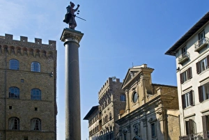 Piazza Santa Trinita, Florence, UNESCO World Heritage Site, Tuscany, Italy, Europe