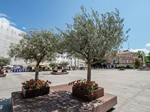 Friuli Venezia Giulia Prints: Piazza Vittoria, Friuli Venezia Giulia, Italy, Europe