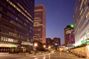 Business District Prints: Picasso Tower, Axa district, Madrid, Spain, Europe