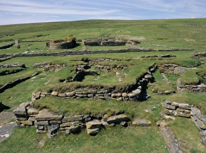 Local Famous Place Prints: Pictish / Norse settlement at Brough of Birsay