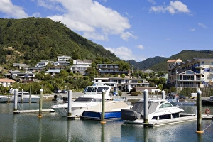 Picton Harbour Marina, Picton, South Island, New Zealand, Pacific