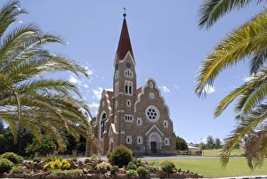 Images Dated 2nd January 2009: Picturesque church, Windhoek, Namibia, Africa