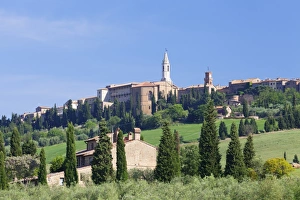 Pienza, Val d Orcia (Orcia Valley), UNESCO World Heritage Site, Siena Province, Tuscany