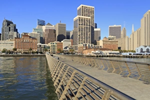 San Francisco Prints: Pier 14 on the Embarcadero, San Francisco