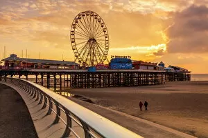 Lancashire Collection: The Pier, Blackpool, Lancashire, England, United Kingdom, Europe