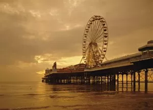 Lancashire Collection: The Pier, Blackpool, Lancashire, England, UK, Europe