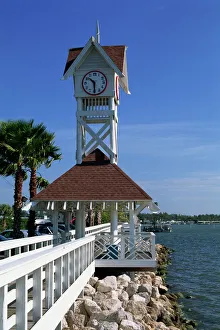 Clock Tower Prints: The Pier and clock