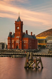 Cardiff Prints: Pier Head, Cardiff Bay, Cardiff, Wales, United Kingdom, Europe