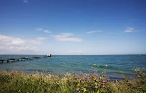 Images Dated 20th June 2007: The Pier leading to Lifeboat Station, Bembridge, Isle of Wight, England