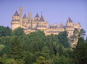 Picardie Prints: Pierrefonds castle, Picardie (Picardy), France, Europe