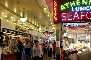 Pike Market, Seattle, Washington State, United States of America, North America