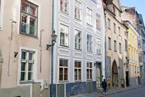 Baltic States Prints: Pikk street, Old Town of Tallinn