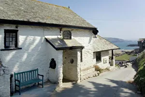 Eating And Drinking Prints: The Pilchard Inn, Burgh Island, Bigbury, South Hams, Devon, England, United Kingdom