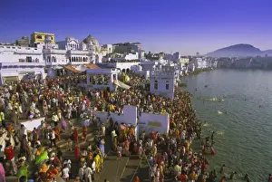 Swimming Prints: Pilgrims at the annual Hindu pilgrimage to holy Pushkar Lake