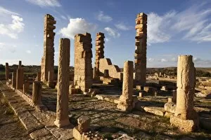 Images Dated 19th October 2010: Pillars of the Church of St. Servus at the Roman ruins of Sbeitla, Tunisia