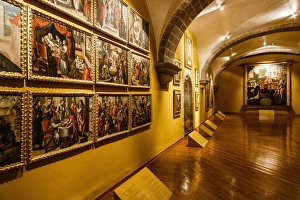 Santo Domingo Church Prints: The Pinacoteca at Santo Domingo church at the Qorikancha