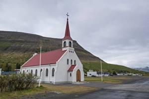 West Fjords Prints: Pingeyri, Dyrafjordur, West Fjords, Iceland, Polar Regions