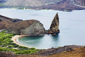 Pinnacle Rock Prints: Pinnacle Rock, Isla Bartholome, Galapagos Islands, UNESCO World Heritage Site