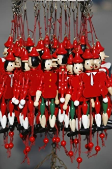 Objects Prints: Pinocchio puppets, Florence, Tuscany, Italy, Europe