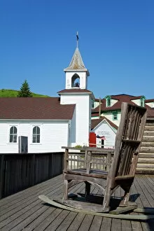 Wood Collection: Pioneer Church in Frontier Village, Jamestown, North Dakota, United States of America