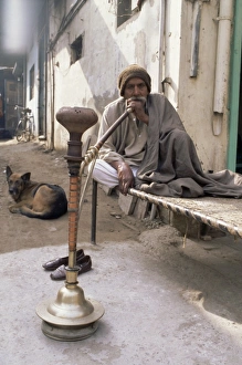 One Senior Man Only Prints: Pipe smoker