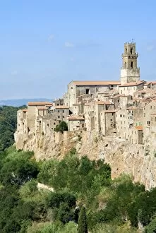 Images Dated 14th August 2008: Pitigliano, Grosseto, Tuscany, Italy, Europe