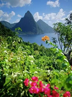 Images Dated 5th September 2008: The Pitons, St