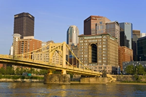 Pittsburgh skyline and the Allegheny River, Pittsburgh, Pennsylvania, United States of America