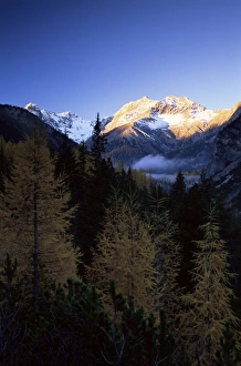 Height Prints: Piz Terza at sunrise