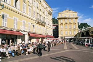 Pleasant Prints: Place Charles Felix, Nice, Alpes Maritimes, Cote d Azur, Provence, France, Europe