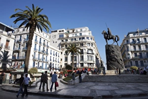 Algiers Prints: Place Emir Abdelkader, Algiers, Algeria, North Africa, Africa