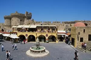 Place Hippocrate (Ipocratous), City of Rhodes, UNESCO World Heritage Site