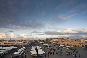 Images Dated 18th November 2009: Place Jemaa El Fna (Djemaa El Fna), UNESCO World Heritage Site, Marrakesh (Marrakech)