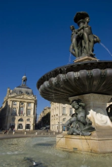 Place De La Bourse Prints: Place de la Bourse, Bordeaux, Aquitaine, France, Europe