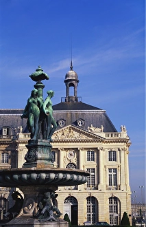 Place De La Bourse Prints: Place de la Bourse, Bordeaux, France