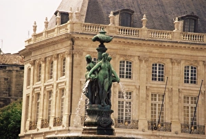 Place De La Bourse Prints: Place de la Bourse, Bordeaux, Gironde, Aquitaine, France, Europe
