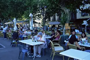 Bastia Prints: Place St. Nicolas, Bastia, Corsica, France, Europe
