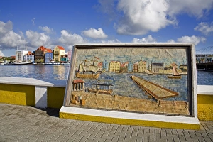 Curacao Prints: Plaque by Frank Van der Loo in Otrobanda District